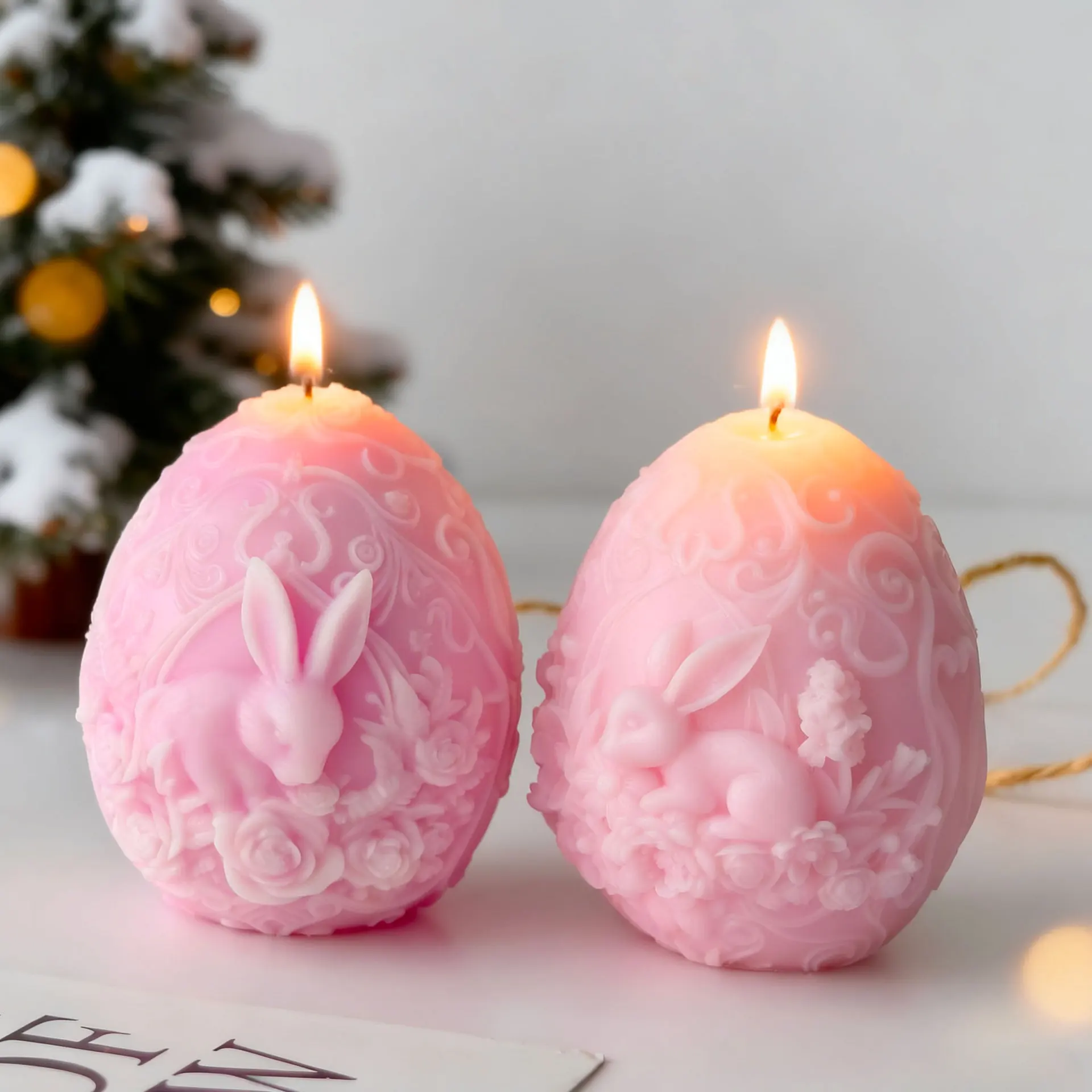3D Rabbit Egg Silicone Mold 5