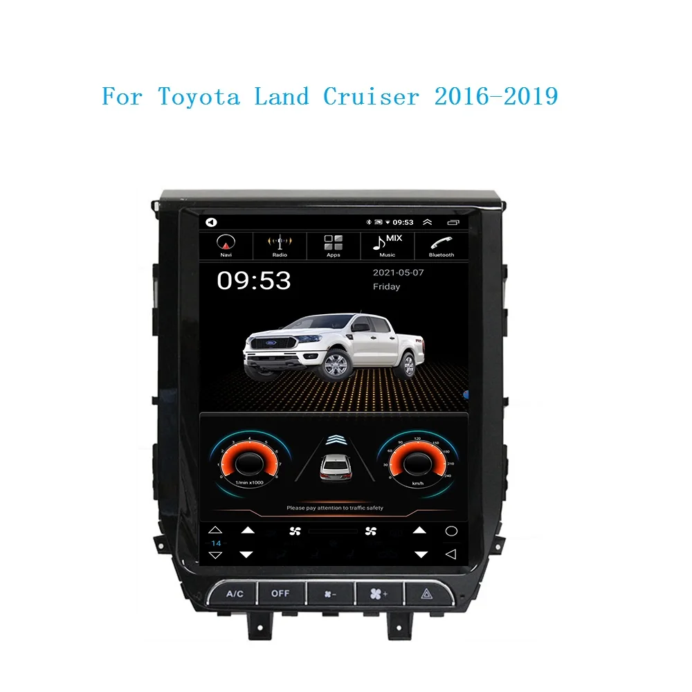 

Android 13.0 Tesla Style Car Radio For Toyota Land Cruiser 2016 - 2019 Multimedia Player Carplay Head Unit GPS Auto Stereo Audio