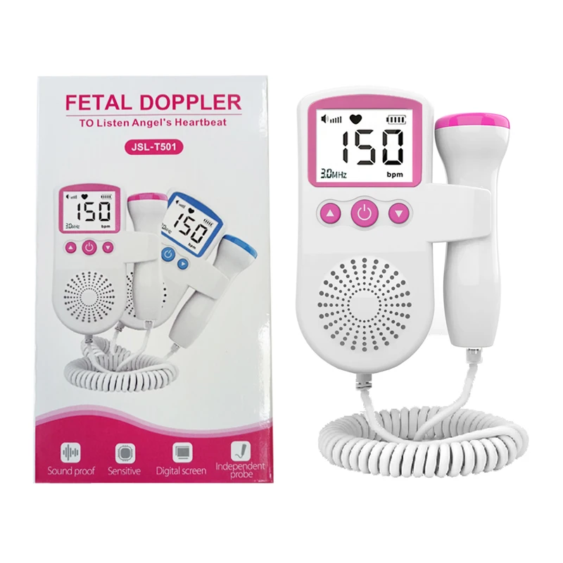 3.0mhz Doppler fœtal portable pour la réduction du bruit à