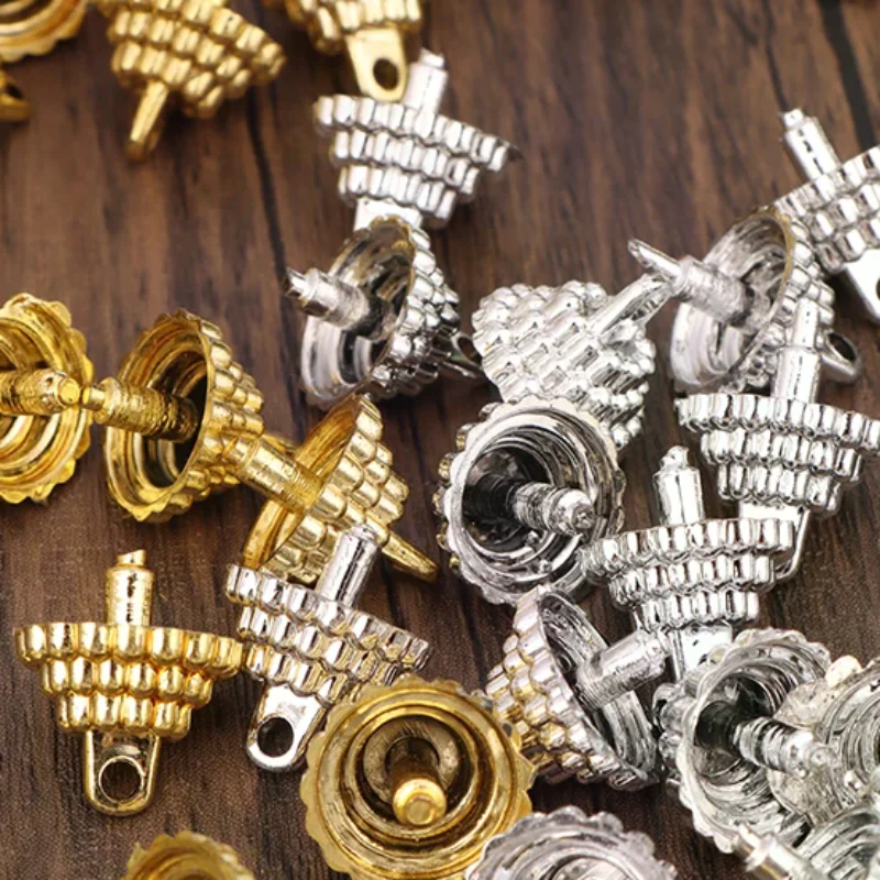 50/100pcs Pendant Set Balls Charms Pendants Caps Decoration Holder Sphere Stand Replacement Creative Accessory Christmas Parts