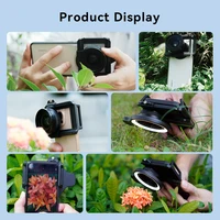 APEXEL 10-20X Zoom Macro Lens HD Micro Phone Camera Lenses with LED Fill Light for iPhone Samsung all Smartphones Eyelash Macro - Image 6