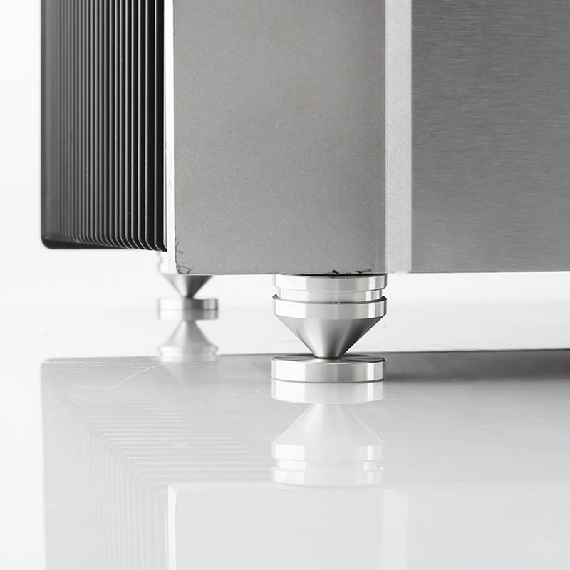 스피커 스탠드 발 패드 알루미늄 합금 금속 스파이크 콘 바닥 발 못, HOT-8 세트