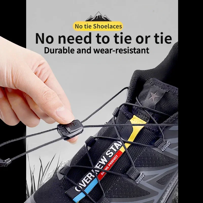 Quick Lace Kit No Tie Round Tennis Shoe Laces Without Ties Adult Kids Sneakers Shoelaces Black White Shoes Accesories shoelaces without ties,shoe laces,shoe accessories