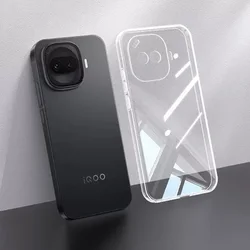 Versatile Clear Shockproof Phone Case with 360° Soft Transparent Protection for Vivo iQOO Z11 Turbo (Clear)
