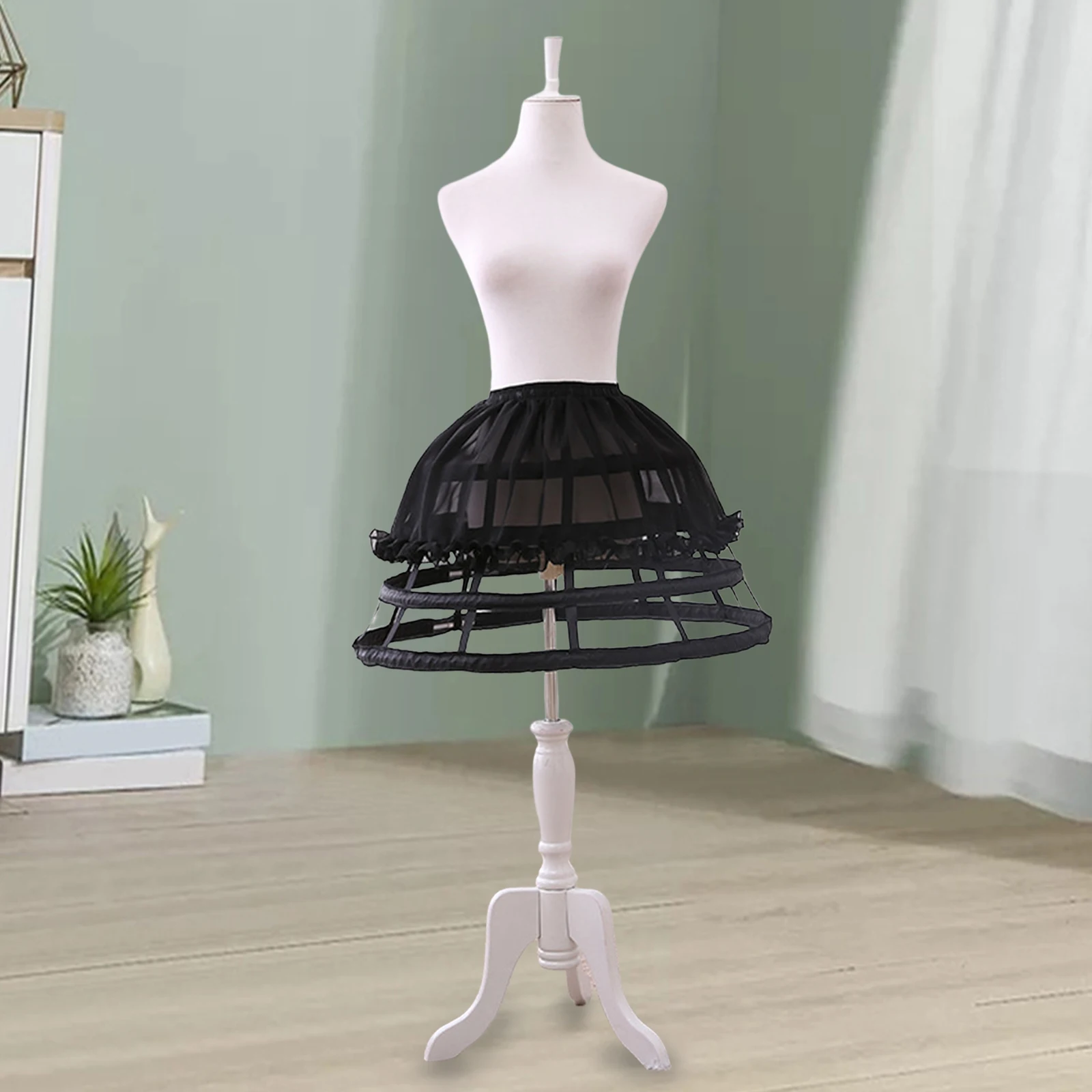 Hoop Skirt Petticoat Lolita Hollow Lotus Bird Cage Cosplay Dress Crinoline Underskirt Hoop Skirt Victorian Wedding petticoat skirt,lolita petticoat,wedding petticoat
