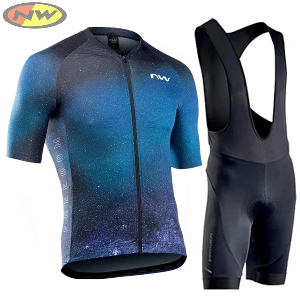 Nw Summer Short Sleeve Cycling Jersey Set Outdoor Sport Bicycle Wear