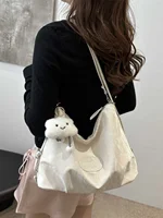 Silver Travel Women's Bapa Large Capaci Multi-use Single oulder Buet Bag Faionable 2024 New Sle Commuter Bag