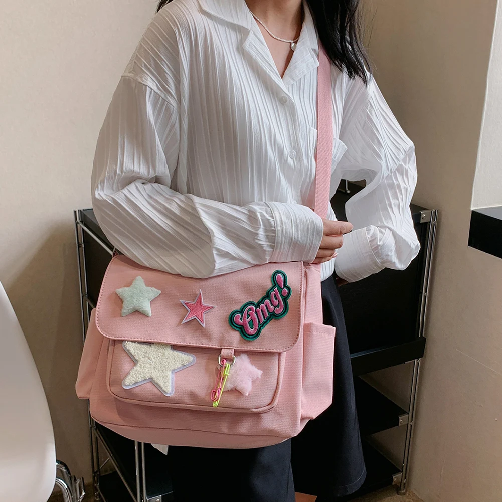 School Bag Cute Kawaii Messenger Bag For Girls Water-Resistant - Main Image