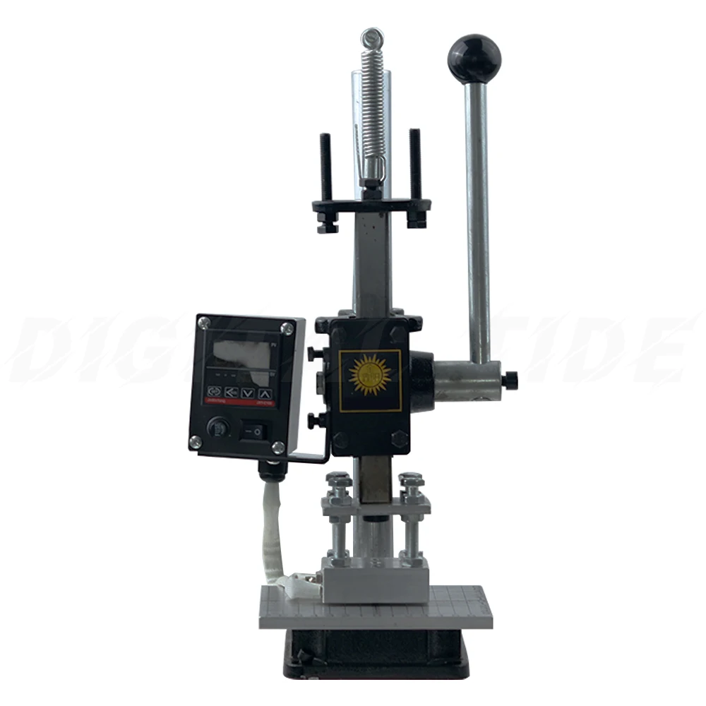 Hot Foil Stamping Machine Manual Bronzing Machine for Leather and Wood Branding Embossing Heat press