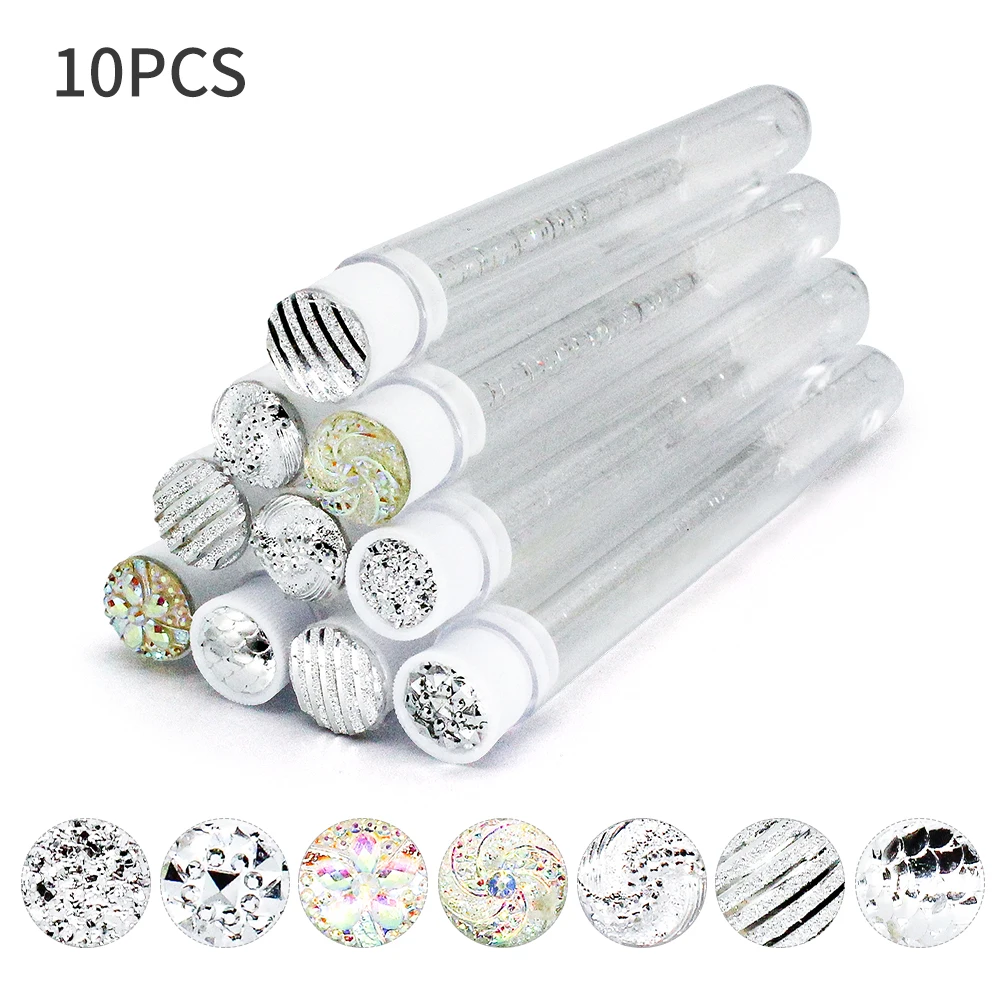 10pcs tube and brush
