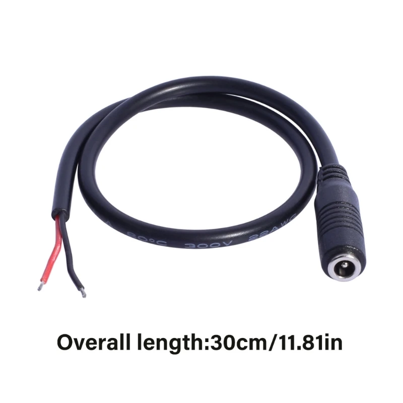 DC 3.5mm x 1.35mm Female Plug Female Jack DC Power Charging Cable Connector Power Wire Pigtail for CCTV Camera LED Strip