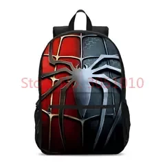 Spider-man Children's Schoolbag Marvel Hero Schoolbag Backpack Spine Fashion Shoulder Bag Lunch Bag Pencil Box Gift. 6