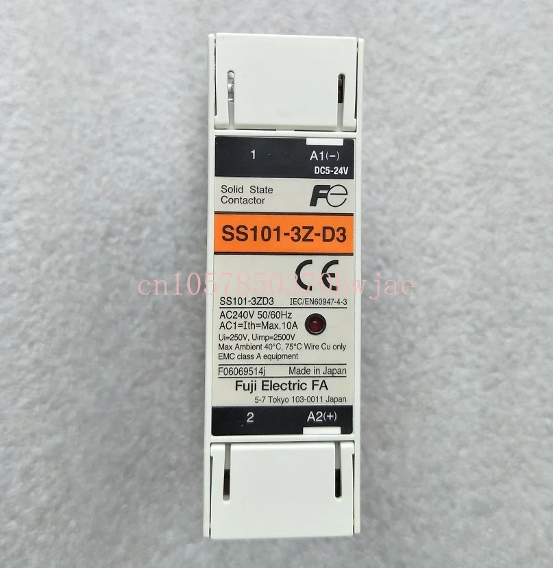 

New Original Solid-state Contactor SS101-3Z-D3 240V 10A Japan