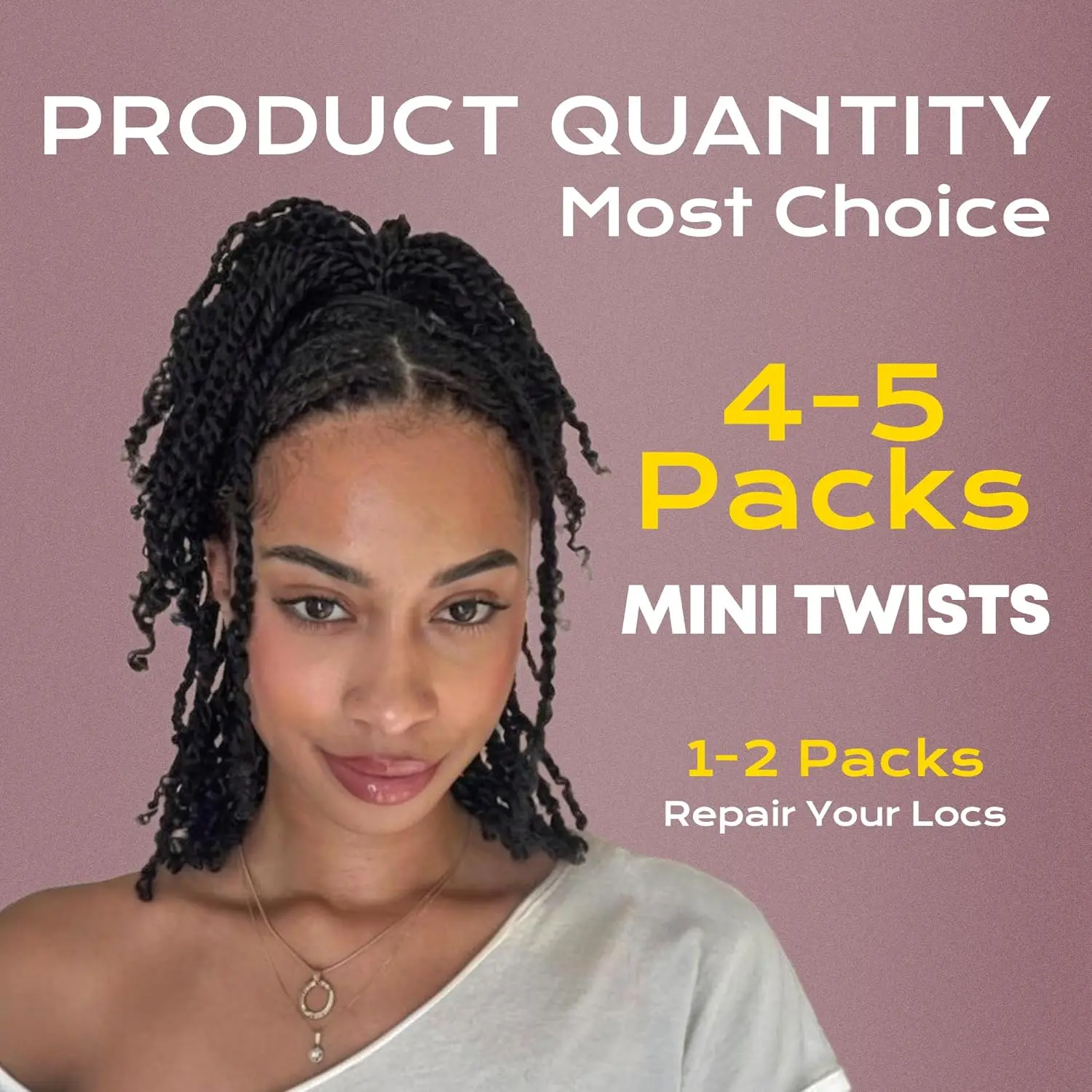 Afro Kinkys Bulk Synthetic Hair for Dreadlocks Extensions and Locs Repair 1 Pack 50 Gram Afro Kinky Curly Hair Bulk for Twist 5