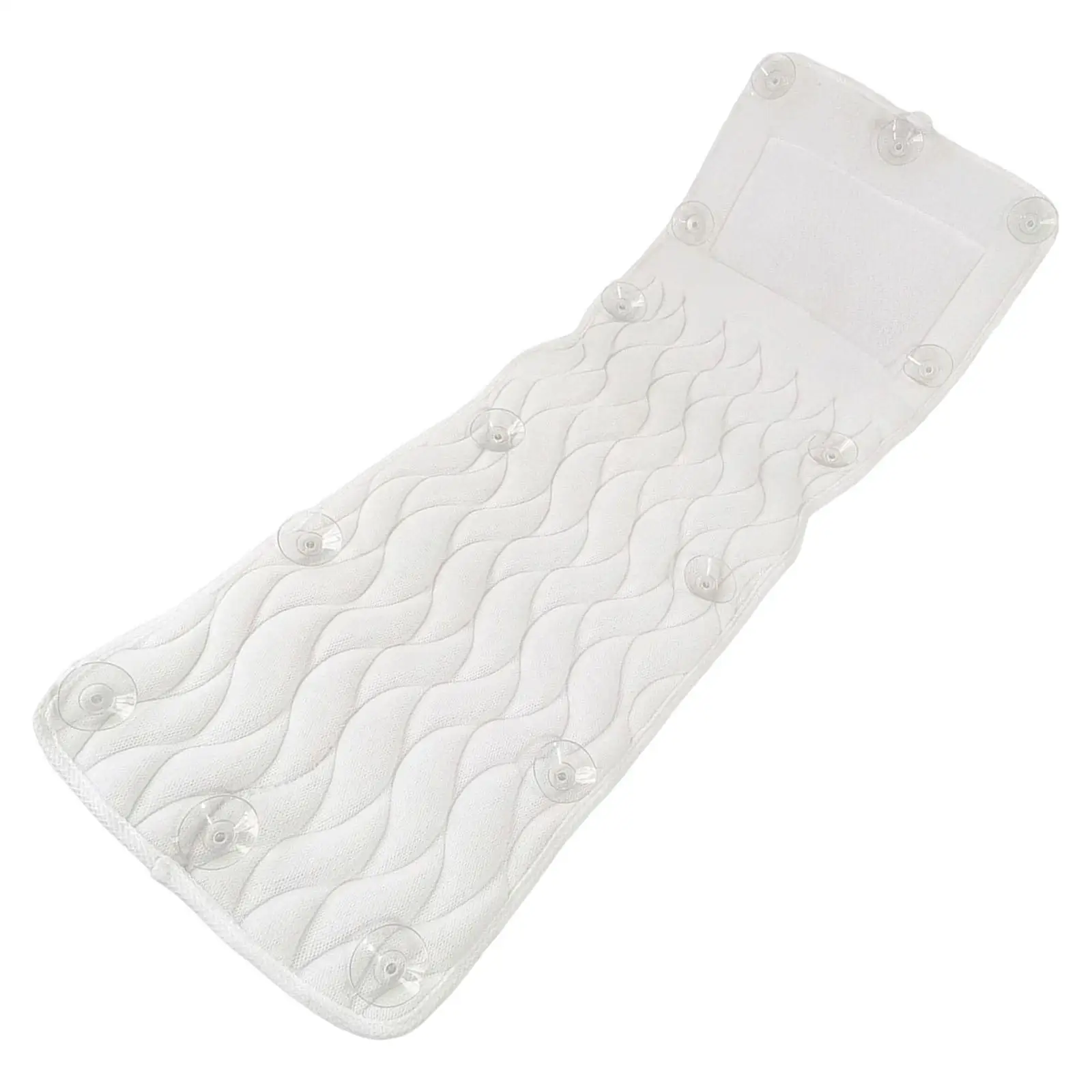 Non Slip Bath Pillow Comfortable Back Support with Suction Cups Headrest Bathtub Cushion for Hot