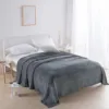 Fleece Blankets Single Twin Blanket For Bed Full Size Fleece Throw Blanket Warm Blankets For Winter Shoulder Knee Cozy Blanket 4