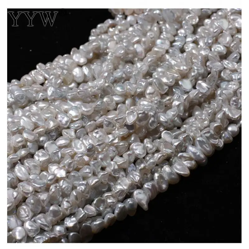 

Keshi Cultured Freshwater Pearl Beads Natural DIY White 5-6mm Jewelry Handmade Making DIY Necklace Bracelet Wholesale Pearls