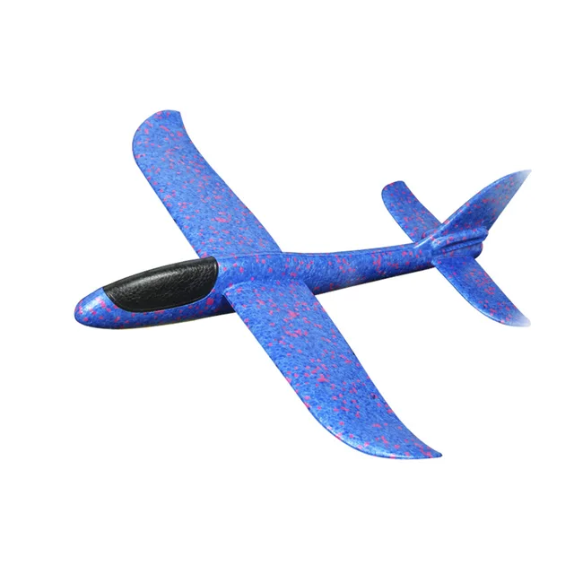 Foam Hand Throwing LED Airplanes Toy 48cm LED Flight Mode Glider Inertia Planes Model Aircraft Planes Outdoor Sport 5