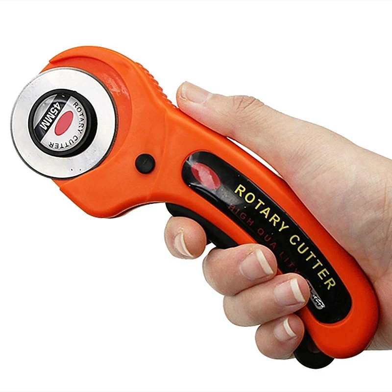 Rotary Cutter DIY Arts Crafts Cutting Cloth Tool Patchwork Roller Wheel Round Knife Sewing Accessories Leather Paper Fabric rotary cutter,craft cutting tool,art knife