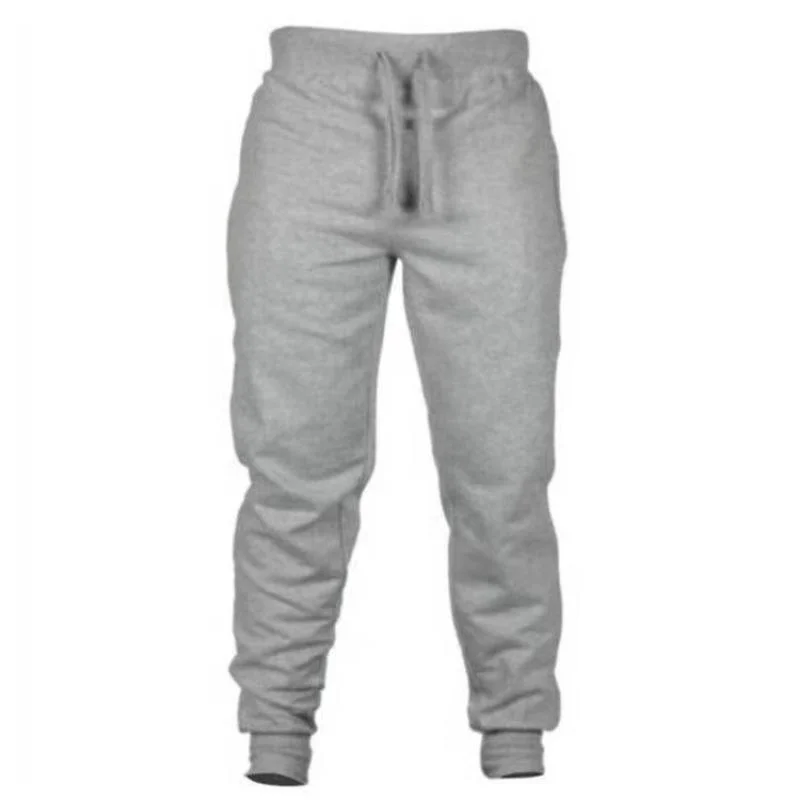 New Autumn And Winter Men's Casual Pants Solid Color Simple Versatile Casual Sports Pants Plush Guard Pants_voghion.com