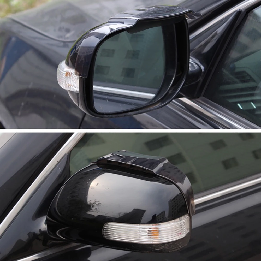 Air Drying Style Universal Car Rear View Mirror Rain Cover Sun Visor Eyebrow Side View Mirror Rain Guard Auto Protection