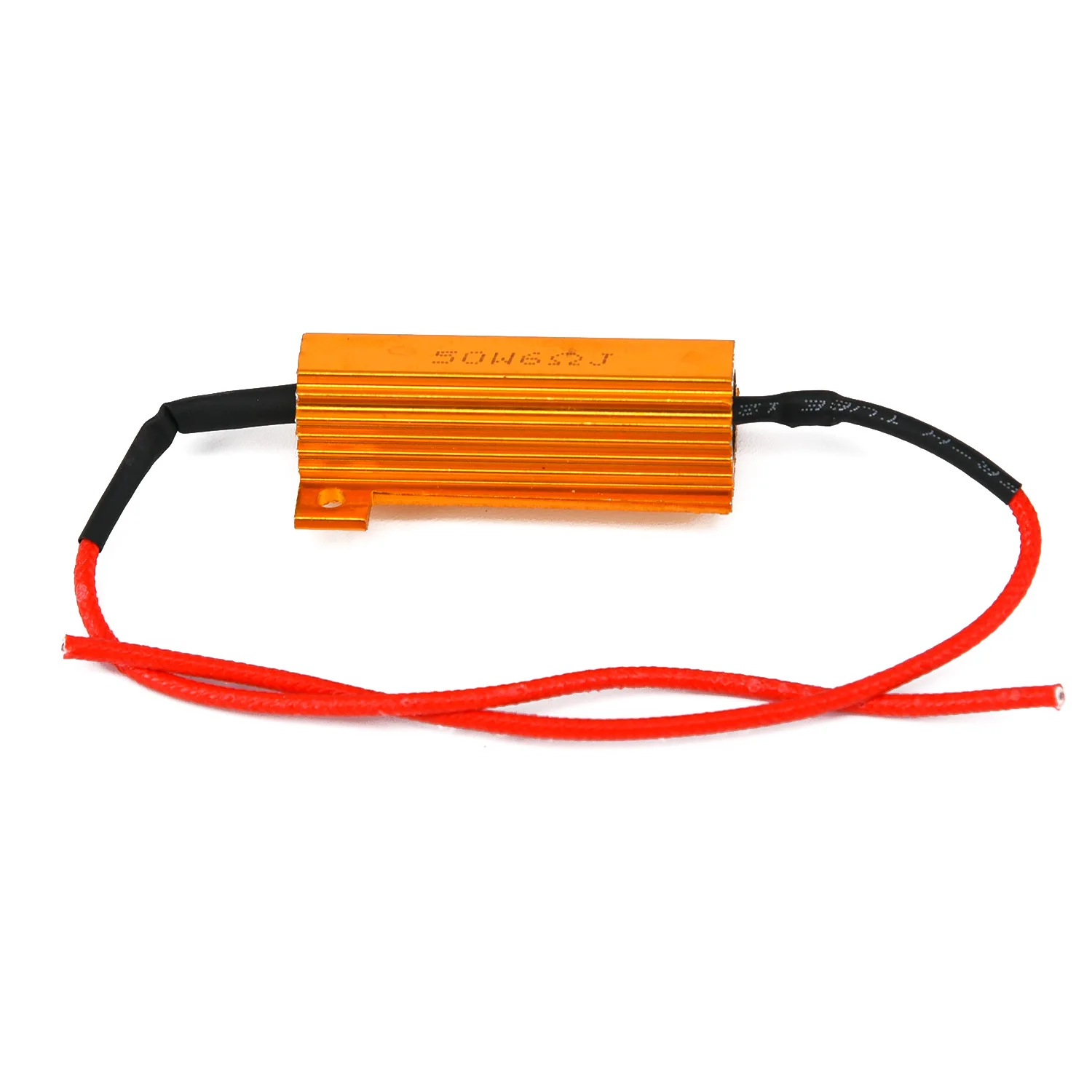 

10Pcs Car 50W LED Lamp Decoder Brake Light Fault Canceller Resistor Decoder 6 Ohm Decoder Drivetrain Shifters Car Accessories