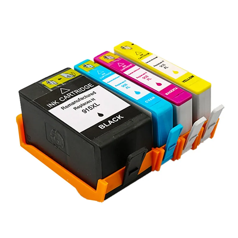 HP 915XL インクカートリッジ ブラック2 イエロー、マゼンタ、シアン各3 楽天市場】【増量版 4色セット】 HP 915XL 純正インクカートリッジ