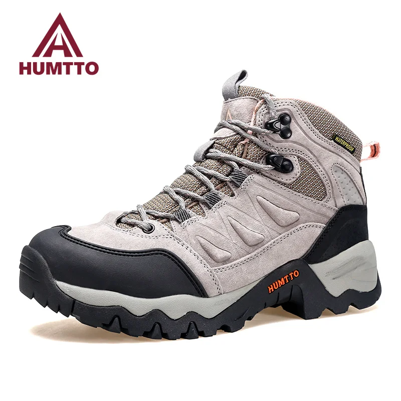 

HUMTTO Hiking Shoes for Women 2023 Winter leather Sports Climbing Trekking Boots Woman Luxury Designer Outdoor Womens Sneakers