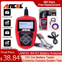 ANCEL BA101 Car Battery Tester 12V Battery Analyzer 2000CCA 220AH Automotive Car Battery Scanner Multilingual Diagnostic Tool 1