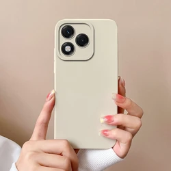Luxury Atmospheric Solid Color Phone Cover - Soft Matte Silicone Anti - Drop Protective Housing - Honor 400Lite 5G (TYW000)
