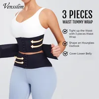 Vensslim XS-3XL corps Shaper taille formateur ceinture femmes perte de poids réduire ventre tondeuse Corset réglable entraînement ceinture Shapewear 4