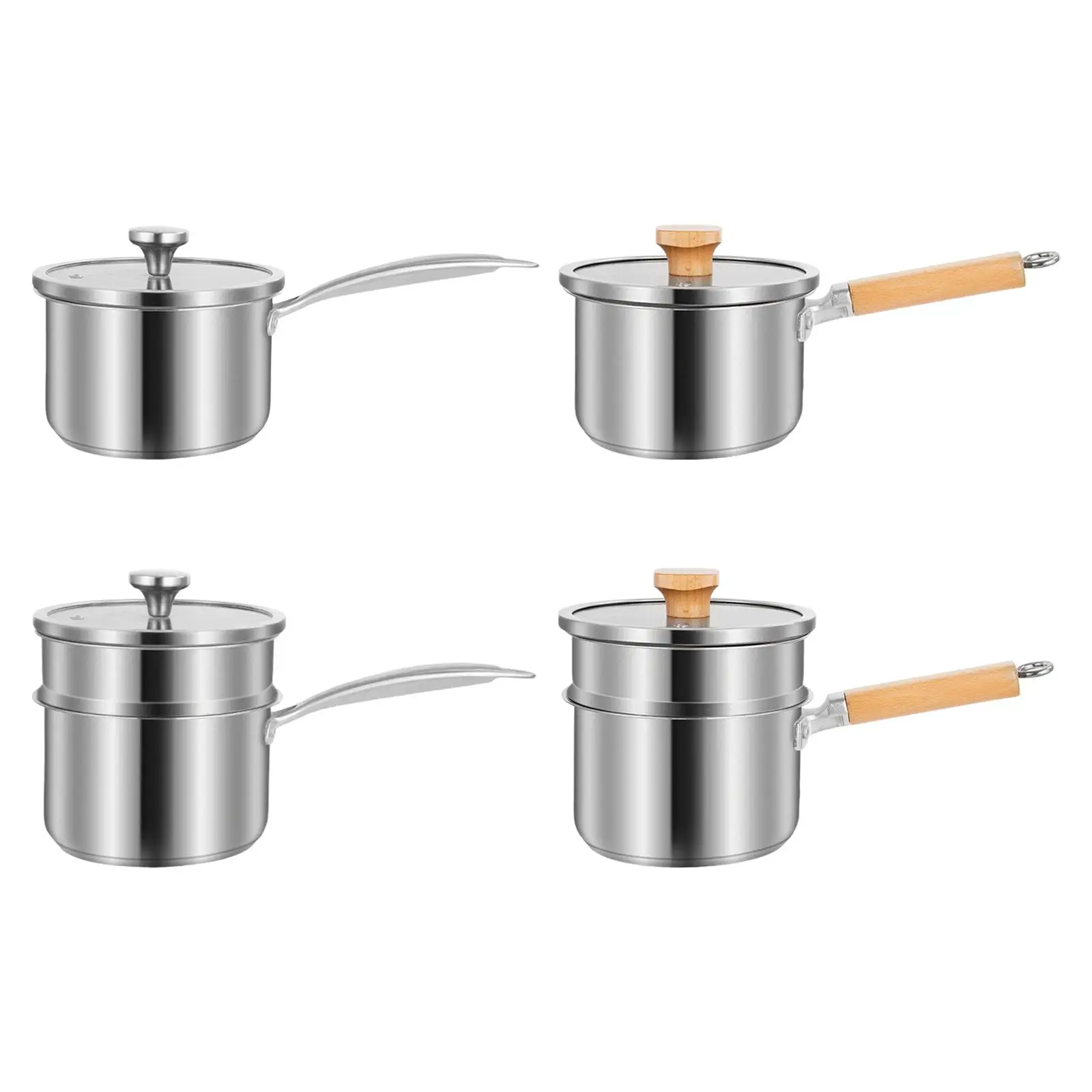 10cm Cooking Pot Cookware Sets Kitchenware Multipurpose Soup Pot Small Pot  Sauce Pan for Camping Outdoor Kitchen cooking