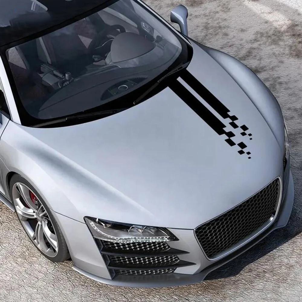 

Hood Engine Cover Sticker Designs for Cars Colour Hood Bonnet Door Side Vinyl Decal Sticker
