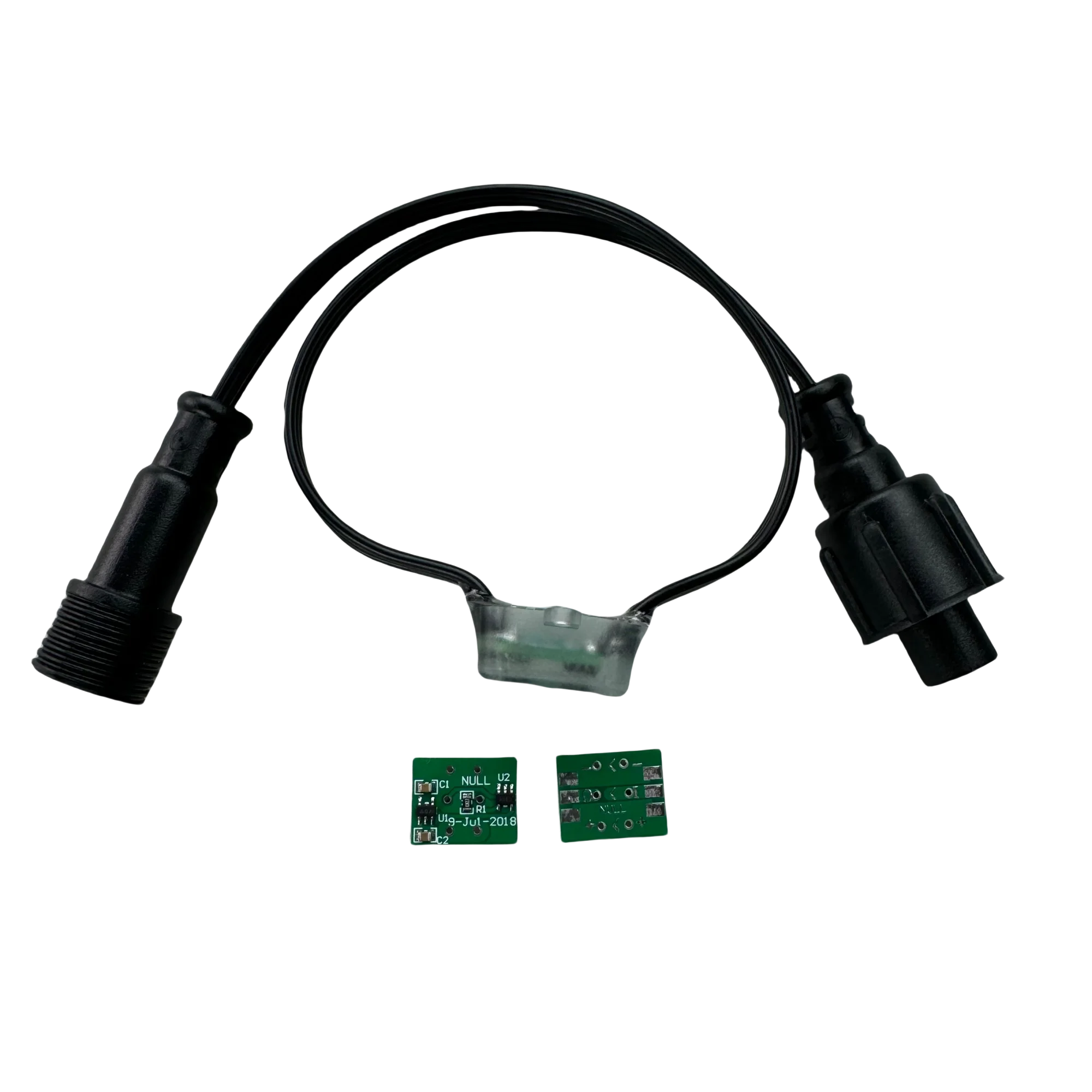 DC5-24V Square Shape Pixel Data Booster Amplifier For 12V 3-wire TTL/SPI pixels WS2811/WS2812/UCS2904 IP67 3 Core