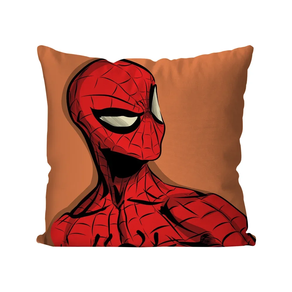 1pc S-Spider M-Man Cartoon Anime Pillow CaseSquarePillowBedroomSofaLeisure Comfort Cushion Car Living Room Home Decoration 40X40 6