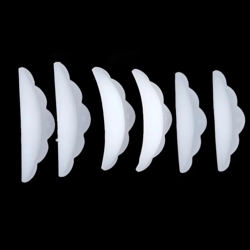 12Pairs Eye Lash Extension Lift Perming Rods Silicone Protection Pad Eyelash Lift Curlers Curl Shields Pads Tool SS S M M1 M2 L eyelash curler eyelash accessories
