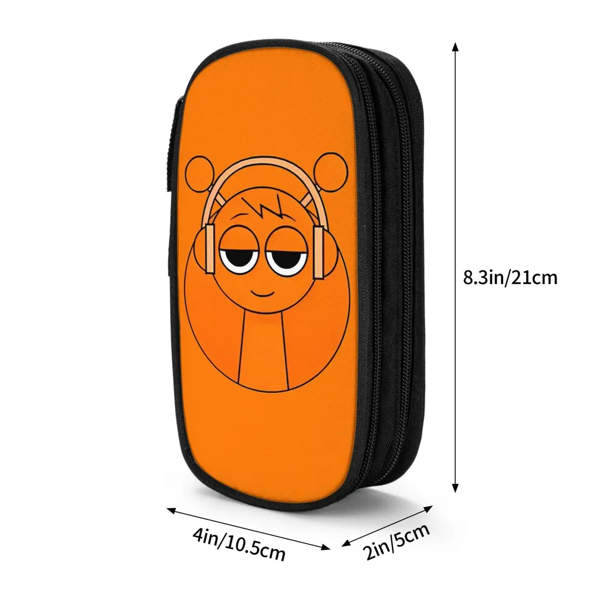 Fun Sprunki Incredibox Oren Pencil Cases Cartoon Anime Game Pencilcases Pen Holder for Student Bag School Supplies Stationery