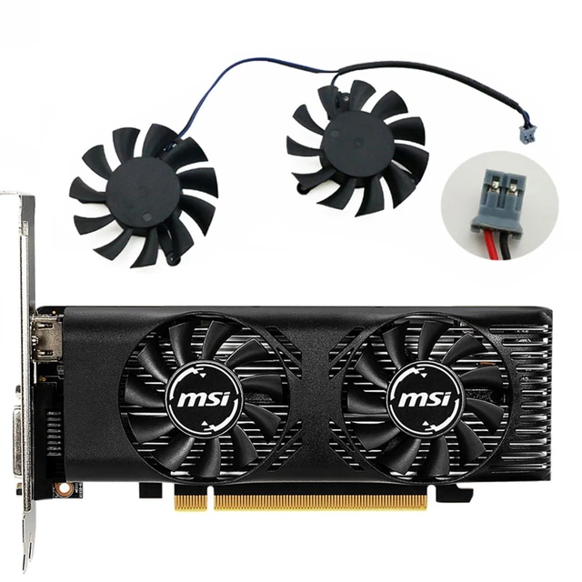 MSI GeForce GTX 1650 4GT LP OC GPU Cooling HA5510H12F-Z 2PIN 50MM