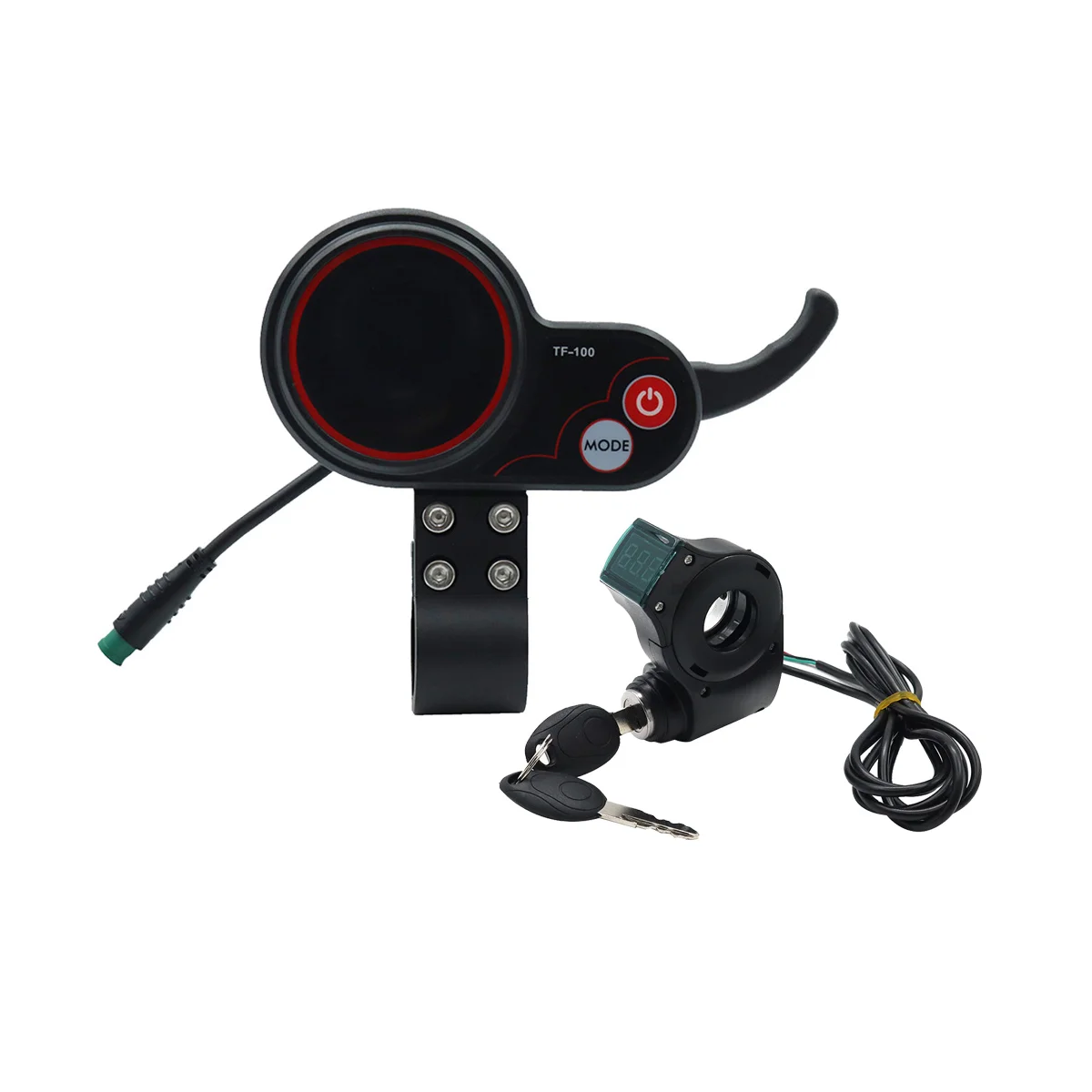 

Фотография приборной панели 5Pin + ключ зажигания с длинным кабелем, датчик скорости для скутера Kugoo M4, запчасти для электрических скутеров