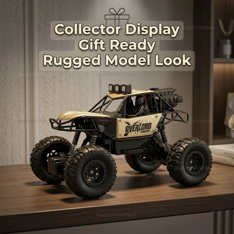 Monster Truck RC Tout-Terrain 4WD - Voiture Télécommandée pour Cascades et Aventures roulant dans la boue