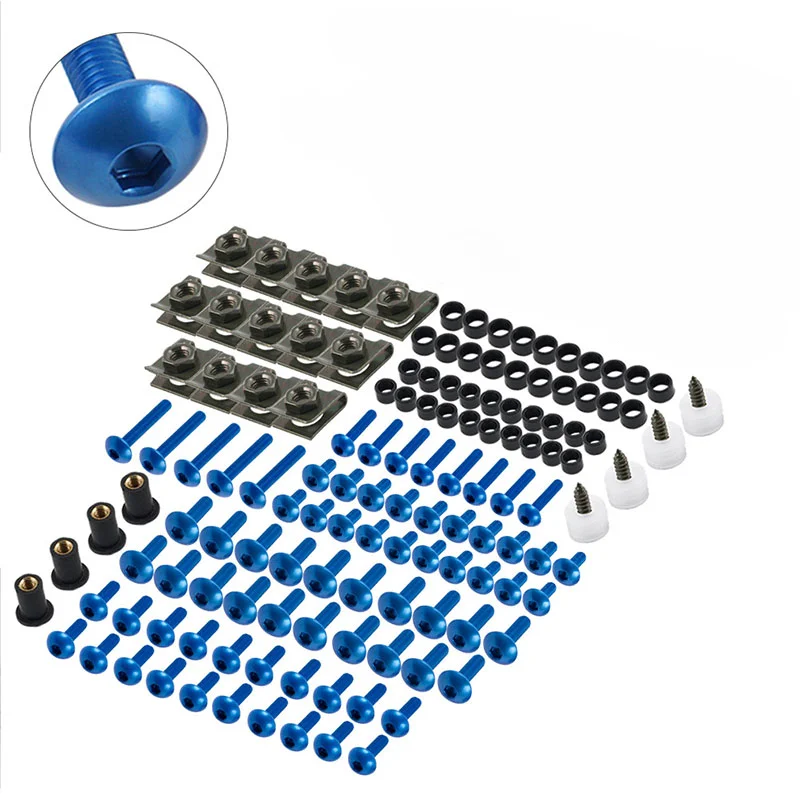 

Motorcycle Fairing Body Screws Complete Set for YAMAHA TMAX560 XMAX NMAX YZF-R1 R3 R6 MT-09-07 TRACER TENERE Modification Parts