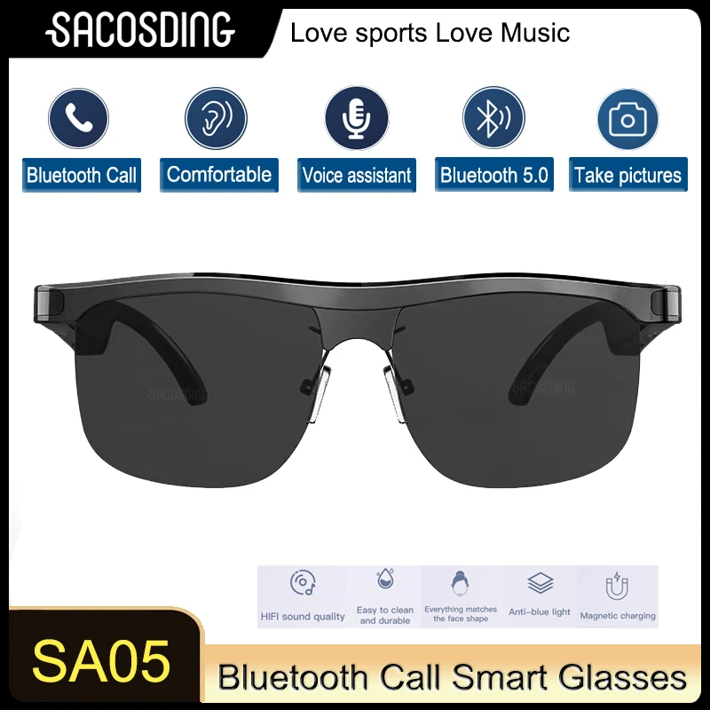 

Polarized Sunglasses Smart Glasses Fashion Anti-blue light Glasses Smart Calling Music Eyeglasses Driving Glasses Outdoor Sport