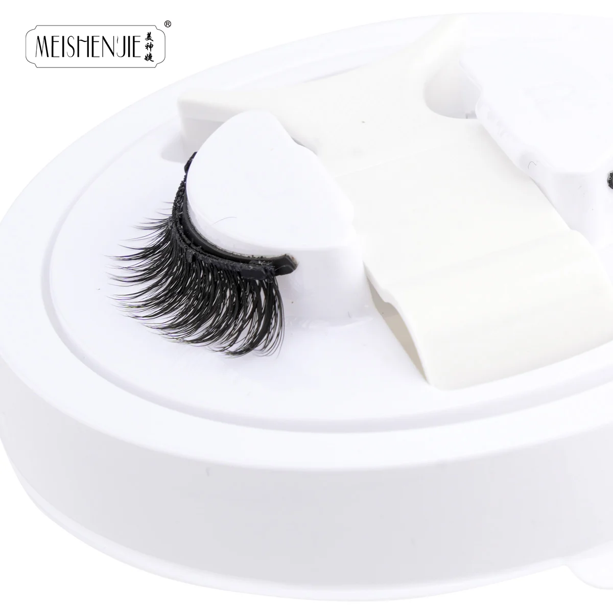Faux Cils 1 Pair Magnetic Fake Eyelashes Set Handmade Natural Curl with Tweezer Makeup Tools