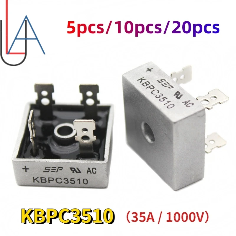 LAUBEI 1/2/5pcs/10pcs/20pcs/40pcs KBPC3510 Bridge Rectifier Diode 1000V 35A Rectifiers Diodes Electronic Kit diode bridge rectifier electrical rectifier diodes rectifier diodes