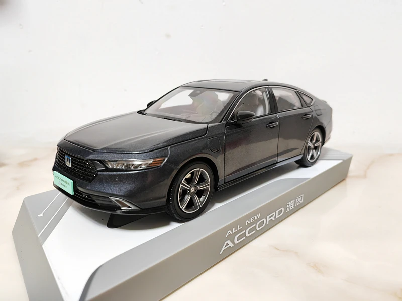 1:18 For Honda ACCORD e:PHEV Hybrid 2023 11th generation Metal