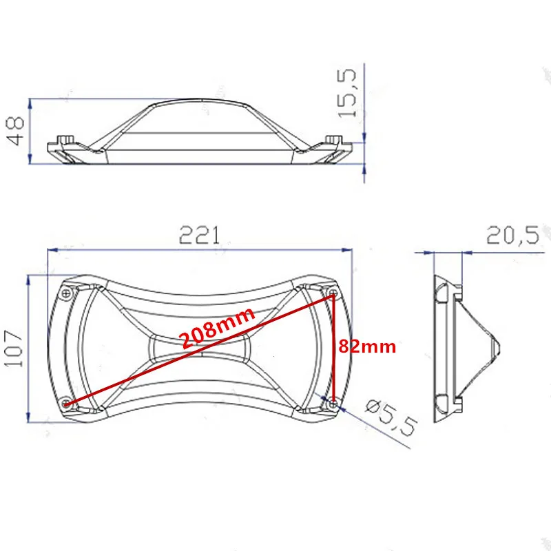 1 adet DJ hoparlör faz fiş Geo S12 S10 S8 sistemi için çizgi dizi Woofer profesyonel ses hoparlör kamu adres sistemi