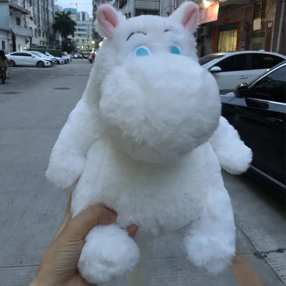 Hippo Plush Toy White Cute Pillow Doll Simulation Plush Stuffed Animal Hippo Wholesale