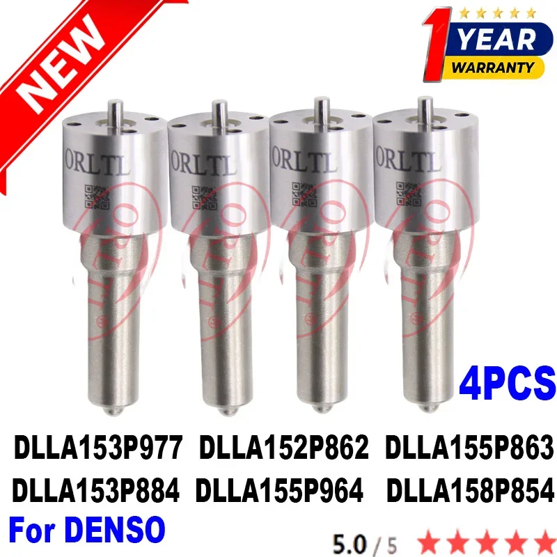 

4PCS DLLA152P862 DLLA153P884 DLLA155P964 DLLA158P854 DLLA155P863 DLLA153P977 for DENSO New Diesel Injector Nozzle