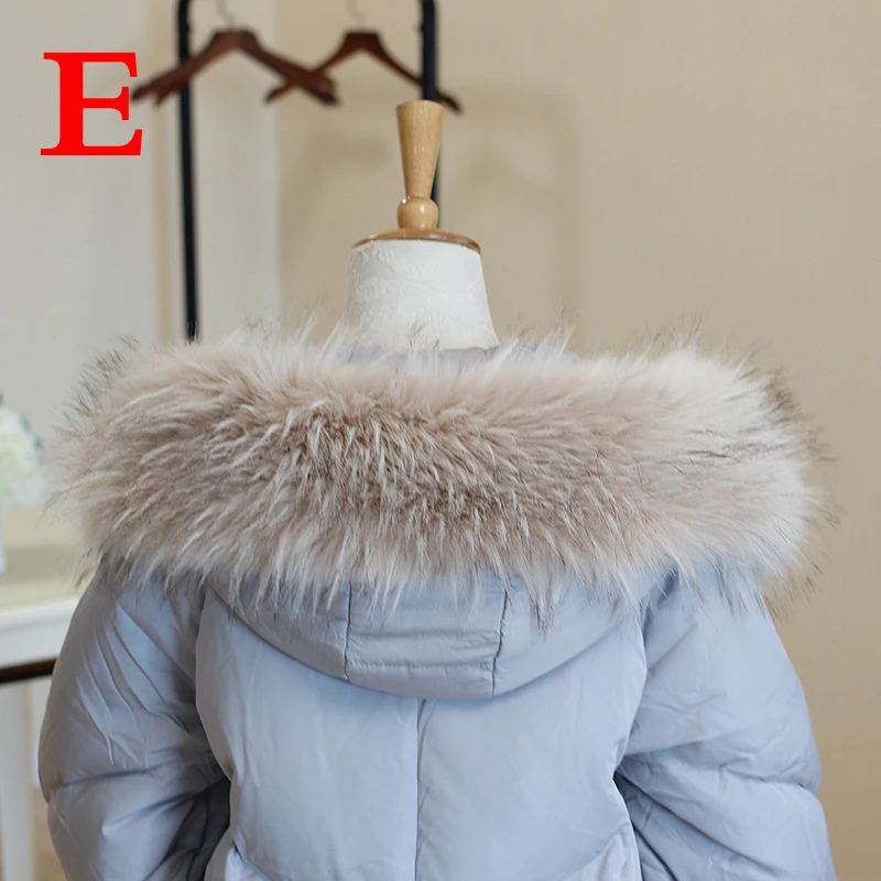 Multicolor Winter Hood Fur Decor Warm Faux Fur Scarf Women Coat Fur Collar Shawl Detachable Soft Plush Collars Accessories 4