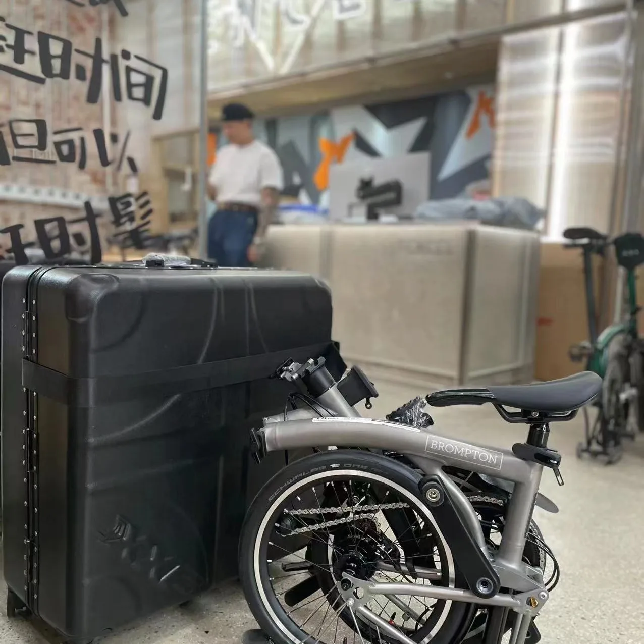 XXF Folding Bike Case, Travel Suitcase, Waterproof Trolley Bag for